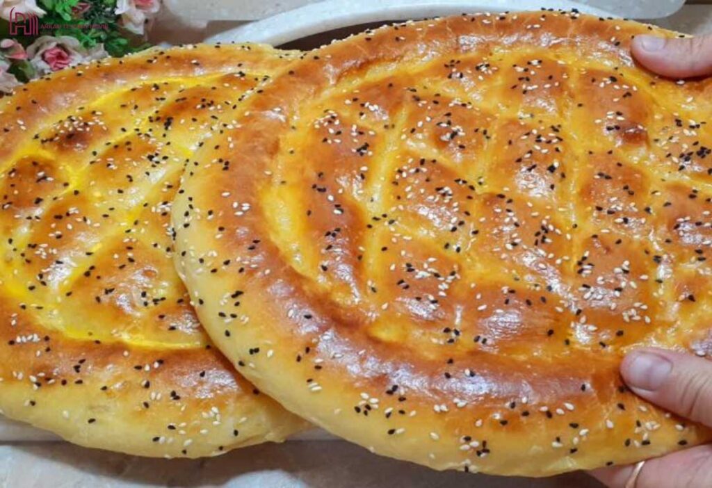 طرز تهیه نان شیرمال در توستر